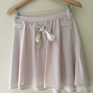 LC Lauren Conrad Champagne Skirt